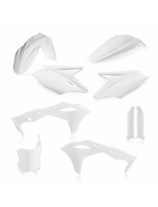 KIT PLÁSTICOS COMPLETO ACERBIS KAWASAKI KX-F 250 2017 - BRANCO
